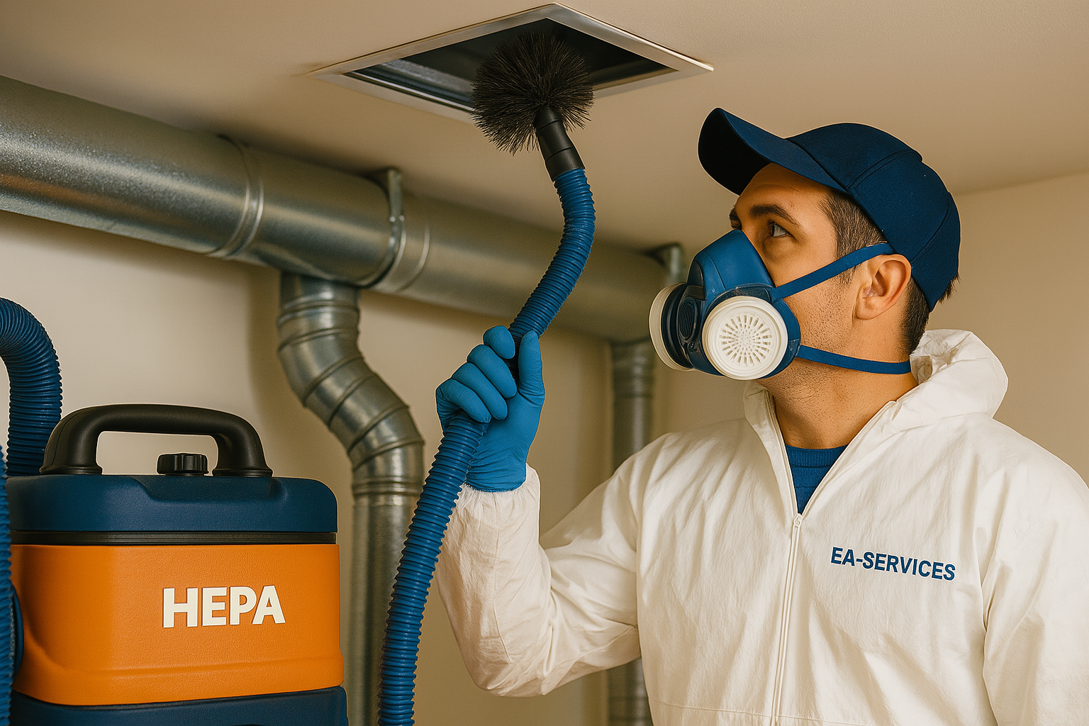 Professional air duct cleaning service in Cedar Crest