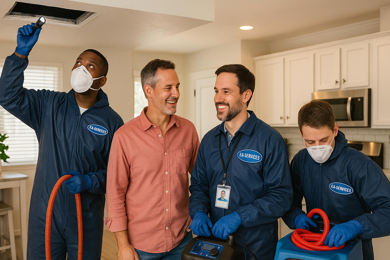 Professional cleaning team working in Cedar Crest